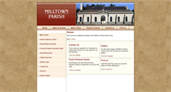 Desktop Screenshot of milltownparish.ie
