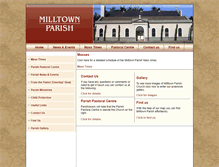 Tablet Screenshot of milltownparish.ie